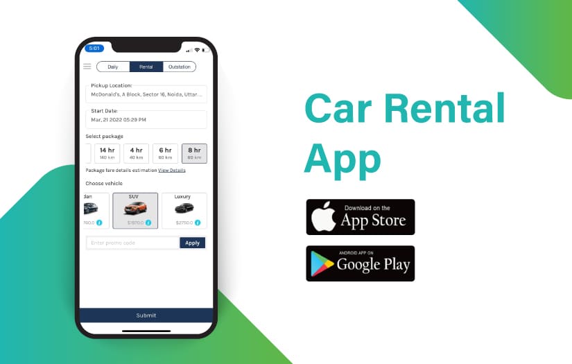 car rental app