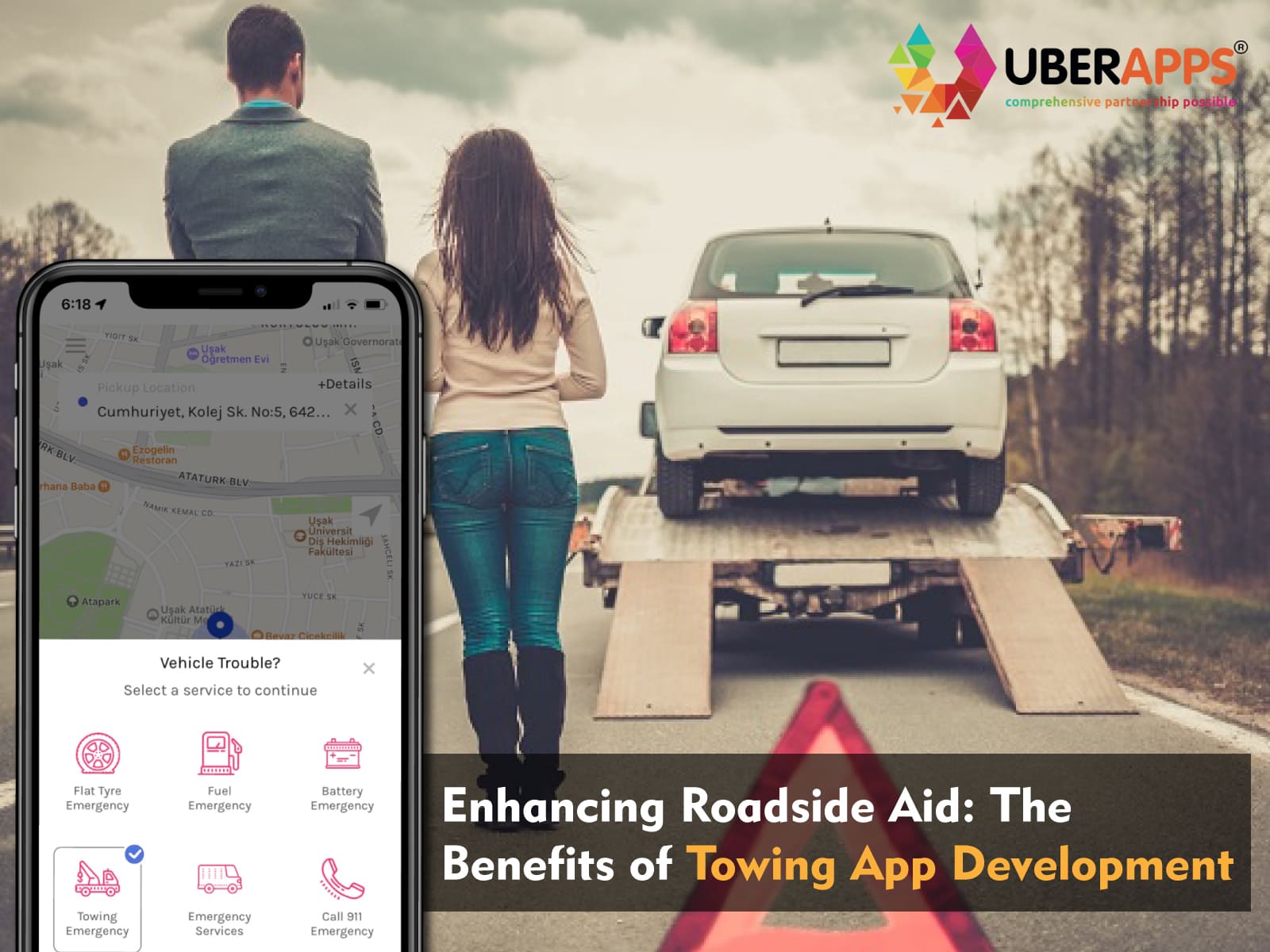 Enhancing Roadside Aid: The Benefits of Towing App Development