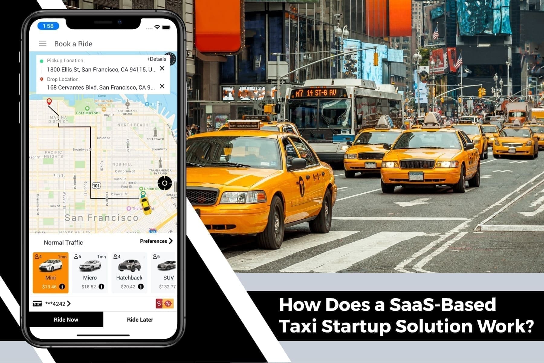 SaaS-Based Taxi Booking App