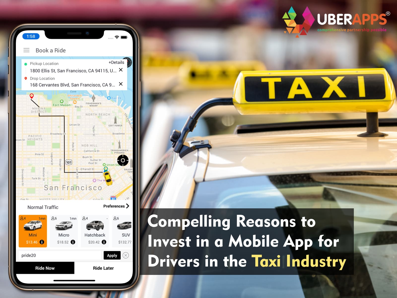 Compelling Reasons To Invest In A Mobile App For Drivers In The Taxi Industry